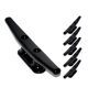 thumbnail image 1 of Boat Cleat QPURO de nailon negro de 20 cm para cubierta marina (paquete de 5), 1 of 5