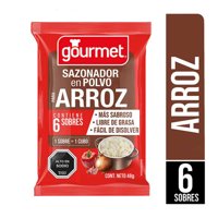 Sazonador En Polvo Para Arroz (6 Sobres) Bolsa 48 G Gourmet