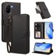 thumbnail image 2 of Funda con Billetera para [Xiaomi Redmi A5 4G] con Bolsillo Zipper y Tarjetero Negro, 2 of 6