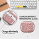 thumbnail image 5 of Estuche KLJFHWJI para AirPod Pro 3 en Oro Rosado con Llavero, 5 of 6
