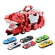 thumbnail image 1 of Camión De Dinosaurio, Coche De Juguete, Almacenable Para Niñas De 3, 4 Y 5 Años, Regalo De Cumpleaños, Rojo Con 6 Coches, 1 of 2