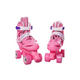 thumbnail image 2 of Patines rollers niña más protectores y casco talla M 33-36, rosado, 2 of 3