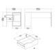thumbnail image 5 of Escritorio Function Plus 2 Cajones Negro Mate - Roble, 5 of 10