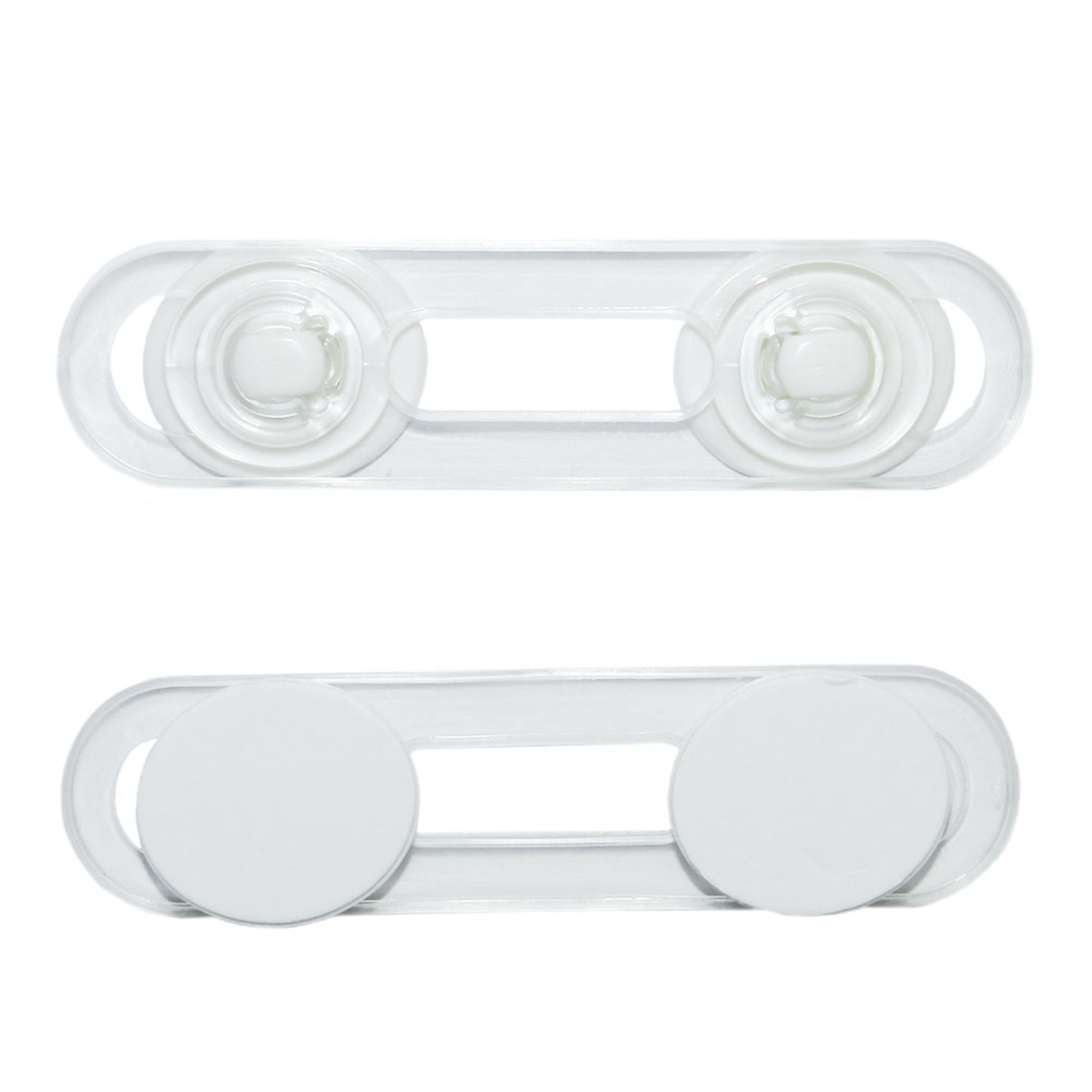 Baby Dulccitto - Seguros Adhesivo Para Muebles 2 Unidades Flexible 12Cm Transparente