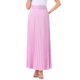 thumbnail image 1 of INSPIRE CHIC Falda Plisada para Mujer con Cintura Alta Elástica y Cinturón, Falda Maxi de Línea A Fluida L Rosa Rosa, 1 of 6