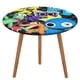 thumbnail image 1 of Rainbow Friends theme Fitted Round Tablecloths Elastic Edged Table Covers Waterproof Table Cloth For Kitchen Holiday Party Tables Decor 120cm, 1 of 6