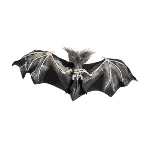 Magideal - Murciélago Colgante De Halloween, Murciélago Volador, Espeluznante, Terrorífico, Realista, Decoración De Halloween En 3D Para Balcón, Porche, Fiesta, Negro M