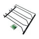 thumbnail image 4 of Estante Para Copas De Vino Debajo Del Gabinete, De Hierro, Para Colgar Copas De Vino, Para Cocina, Hogar, RV, Triple Fila, 4 of 5