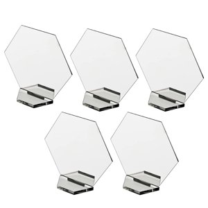 Magideal - Tarjetas De Placas En De Acrílico , Tarjetas De Números De Asientos De , Decoración De Letreros De Nombre De Invitados De