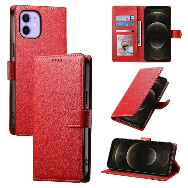 Funda Para Iphone 12 Mini – Cuero Premium, 3 Ranuras Para Tarjetas, Protección Contra Impactos