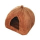 thumbnail image 4 of Cama Cueva De Felpa Cama Para Mascotas Cama Para Dormir Para Conejos Animales Pequeños Gatito Cachorro Marrón S, 4 of 5