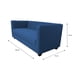 thumbnail image 3 of Sofa Juanita 2 Cuerpos Chenille Azul, 3 of 3