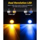 thumbnail image 2 of Marcador Lateral XtraGlow D13 34 Dual Ámbar Azul 12V Pack 10, 2 of 3
