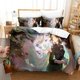 thumbnail image 1 of Anime Bed Sheet Demon Slayer Bedding Set Single Twin Full Size Bed Set Adult Kid Bedroom Duvet cover Sets Bed Sheets, 1 of 5