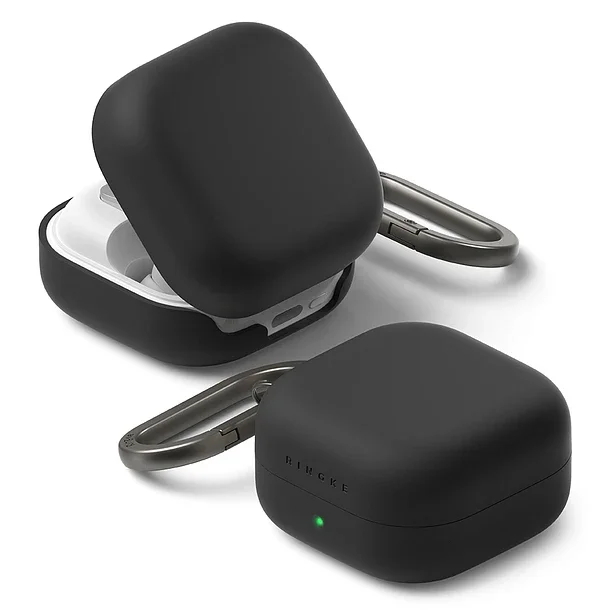 Ringke - Carcasa Funda Para Galaxy Buds 4 / 4 Pro Silicona Negro