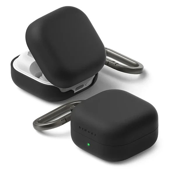 Carcasa Funda para Galaxy Buds 4 / 4 Pro Silicona Negro