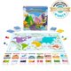 thumbnail image 3 of Juego de mesa The World Game Geography para niños y adultos de 2 a 5 jugadores, 3 of 6