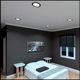 thumbnail image 5 of 20 Foco Plafon Embutido Redondo 18w Luz Fria Borde Negro, 5 of 5