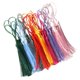thumbnail image 1 of 60 Uds. Mini Borlas Artesanales Suaves Hechas A Mano Sedosas Multicolores Con Bucles, 1 of 5