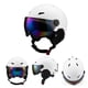 thumbnail image 3 of Casco de esquí deportivo para adultos, para exteriores, resistente al viento, antivaho, con lentes integradas, casco de esquí de seguridad., 3 of 5