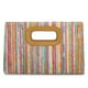 thumbnail image 1 of Bolso de mano de paja Kseymeir con asa superior para mujer, colorido, 1 of 3