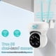 thumbnail image 2 of 2mp 5g Wifi Ip Outdoor Surveillance Camera 1080p Night Vision Ai Detection Human Security Cctv 4x Digital Zoom, 2 of 2