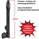thumbnail image 2 of Cierre para puerta de seguridad de piscina D&D ML3TPKA con tirador superior 50.8 cm, negro, 2 of 7