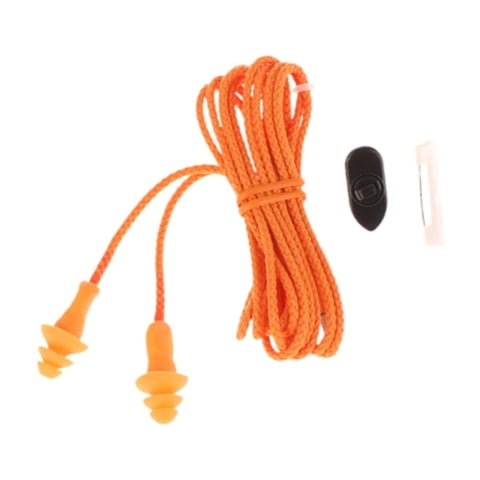 Magideal - Auriculares Con Tapones Para Los Oídos De 3,5 Mm, Sin Micrófono Y Control, Tapones Para Los Oídos Suaves Con Cable, Auriculares De Trabajo Para Niños Amarillo 120Cm