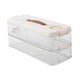 thumbnail image 3 of Contenedores De Almacenamiento De Alimentos Con Tapa Organizador De Refrigerador Contenedor Para Carne Cocina 2 Capas, 3 of 5