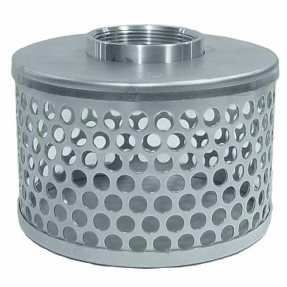 Colador tipo domo Abbott Rubber, 2 pulgadas, acero galvanizado