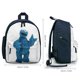thumbnail image 2 of Monstruo Comegalletas Mochila Escolar para Niños y Niñas, Mochila Infantil Ligera de Alta Calidad, Grande y Duradera Azul, 2 of 6