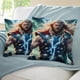 thumbnail image 3 of Thor Fundas de almohada de terciopelo con tema, regalos de funda de almohada, decoración para el hogar, cojín de lanzar, regalo de cumpleaños para fans y parejas.66*66cm., 3 of 6