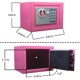 thumbnail image 4 of Caja fuerte electrónica de seguridad Yuanshikj con teclado digital rosa, 4 of 6