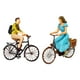 thumbnail image 1 of 1/64 Figuras De Personas Peque?as Personas Montando En Bicicleta Modelo Azul Y Verde, 1 of 4