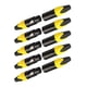 thumbnail image 5 of 5 pares de 3 clavijas XLR conector macho y hembra micrófono micrófono adaptador de cable amarillo, 5 of 5