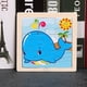 thumbnail image 1 of 11*11cm/4.33*4.33in 1pcs Wooden Jigsaw Puzzles, Children's Animal Puzzles Educational Early Education Cartoon Plane Jigsaw Puzzle Toys, For Children Kids, 1 of 3