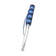 thumbnail image 1 of Asta de bandera portátil, extensible, telescópica, de mano, para guía turístico, 1,2 m Azul, 1 of 5
