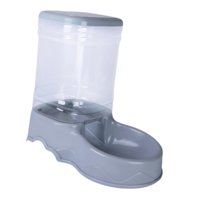 Magideal - Dispensador De Alimentos, Cuenco De Agua, Alimentador Automático Para Mascotas, Alimentación De 3,5 L, Cuenco Portátil Para Comida Y Agua Para Gatos, Dispensador De Alimentos Gris