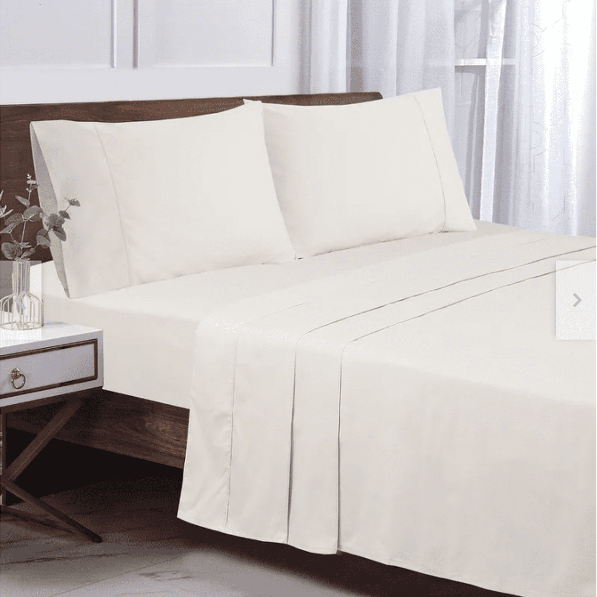 Genérico - Sabanas 200 Hilos King Beige