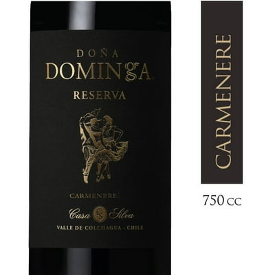 Vino Tinto Carmenere Reserva 13° Botella 750 Cc Doña Dominga
