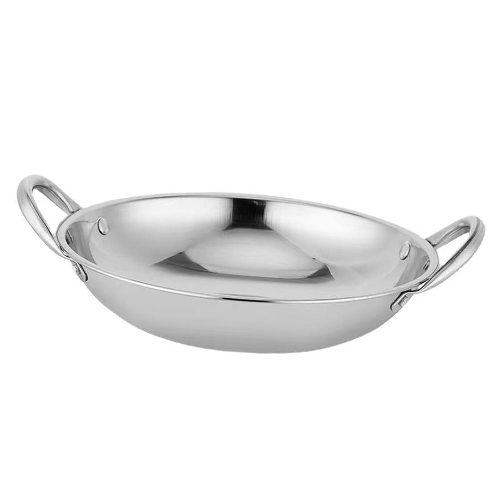 Magideal - Olla De Ramen Coreana Con Doble Asa, Olla De Calentamiento Rápido De Doble Oreja Para El Hogar, Utensilios De Cocina, Olla Para Mariscos, Ollas Secas , 30 Centimetros