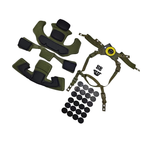 Ioensy - Juego De Forro Para Casco Colgante Sistema De Suspensión Transpirable Deporte Camping Senderismo Verde