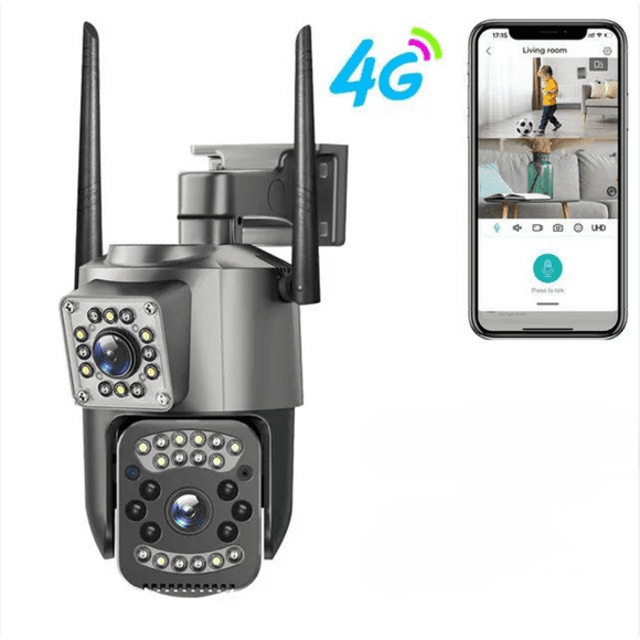 Camara De Seguridad Hogar Dual Conexión Chip Celular 4g