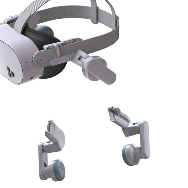 Auriculares VR Headset con mejora de sonido Hi-Fi, orejeras ajustables y almohadillas de espuma con memoria, ultraligeros y compatibles con los auriculares VR Meta Quest 3/3S-Blanco