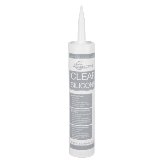 Sellador de silicona Aquascape Clear, 300 ml, seguro para peces y plantas