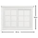 thumbnail image 3 of Cortina Roller Rustica Deluxe 100x160 CM Blanco, 3 of 3