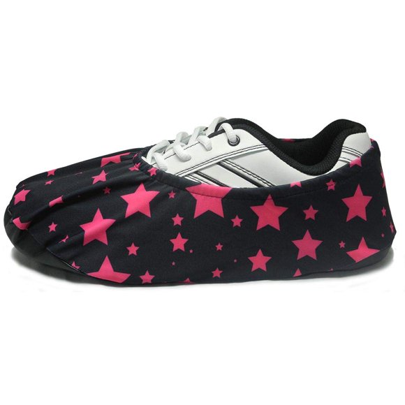 Protectores de Zapatos BOWLINGBALL Talla Media con Estrellas Rosas - Pack de 2