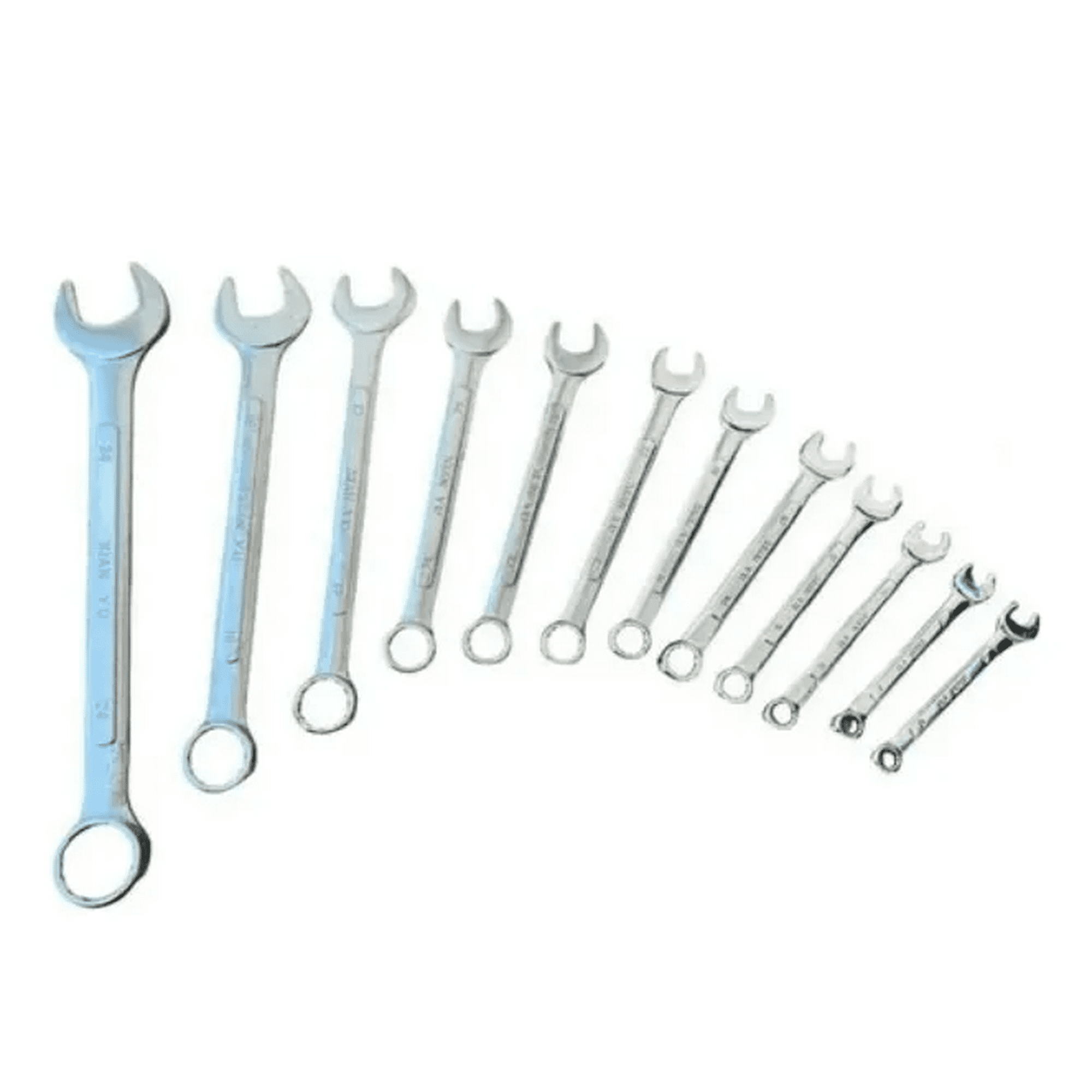 Genérico - Juego Llave Combinada 12 Pcs Punta Corona Con Estuche