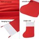 thumbnail image 3 of Calcetín navideño CCINEE Jumbo rojo y blanco 114 x 85 cm, 3 of 7