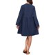 thumbnail image 3 of INSPIRE CHIC Vestido de Maternidad de Mujer de Mezclilla de Manga Larga de Algodón con Botones Abajo Vestidos de Camisa de Otoño S Azul Oscuro, 3 of 6